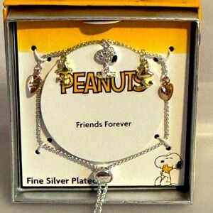 Peanuts Silver Charm Bracelet